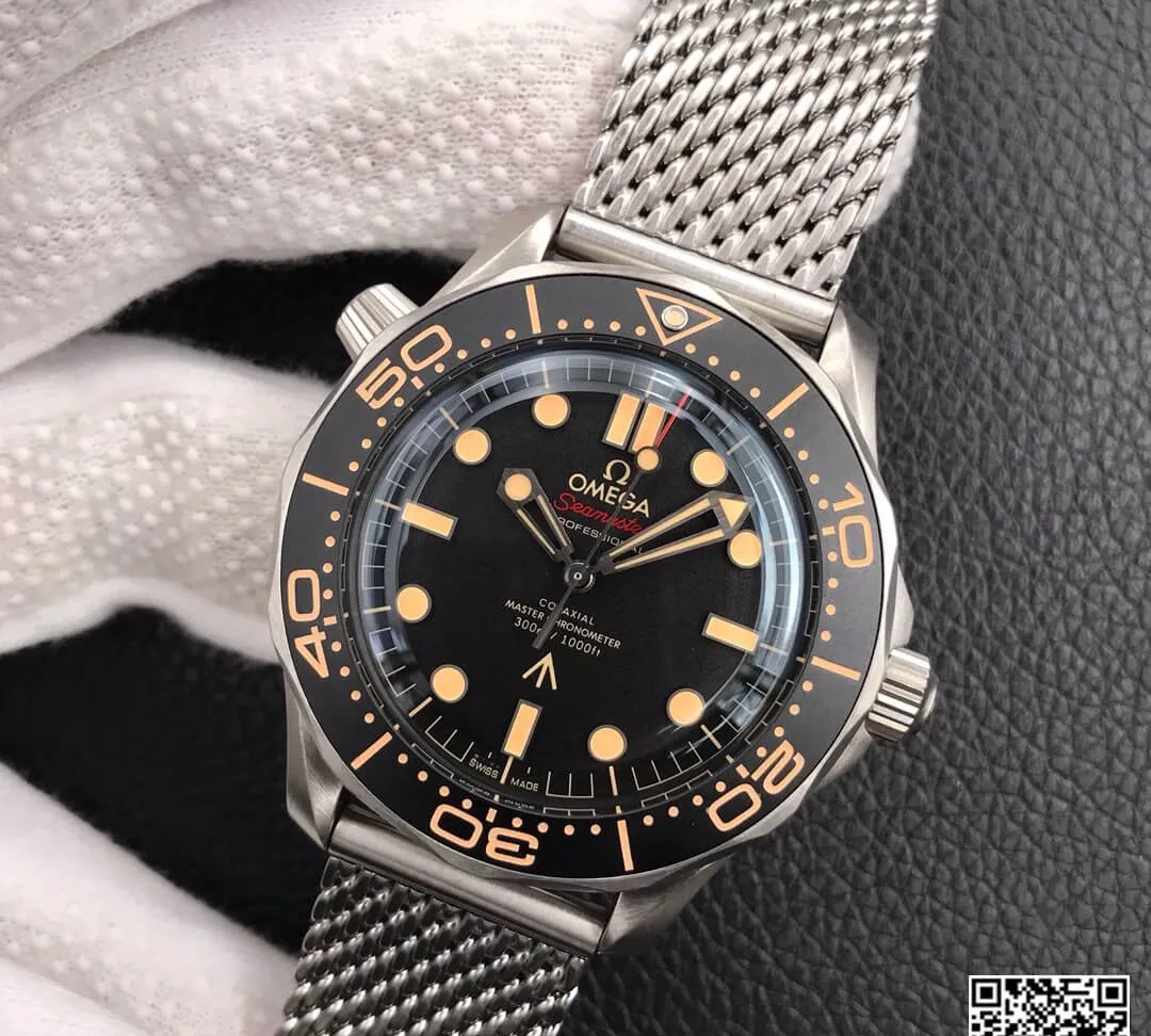 Omega Seamaster 210.90.42.20.01.001 James Bond 007 VS Factory 1:1 Best Edition Replica Watch Black Dial